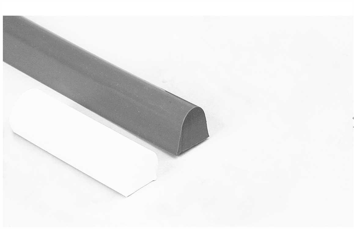O-shaped single extruded solid conductive silicon adhesive